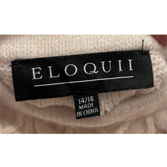 ELOQUII Pinko Cable Knit Mini Skirt - Picture 2 of 3